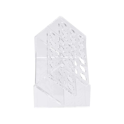 uxcell Slant Rack Acrylic Test Tube Holder, Clear, 6 Wells for 50ml Centrifuge Tubes