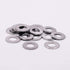 3/8" ID Stainless Steel Flat Washer, Bright Finish, 304 Stainless Steel 18-8, 25 PCS