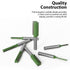 7pcs 1/4" Set, 3/4/5/6/8/10/12mm Trimming Shank Tungsten Carbide Double&Single Flute Straight Dado Router Bit Cutting