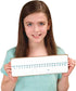 Really Good Stuff Number Line Dry Erase Boards – Two-Sided 0-10 and 0-20 Number Line, 12”x4” (Set of 6)