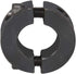 Two-Piece Clamping Collar, Carbon Steel with Black Oxide Plating, 7/8" Bore Size, Set Screw