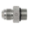 Brennan 6400-12-10-O Steel JIC Flared Tube Fitting, 3/4" Tube OD JIC Male x 7/8-14 Male