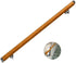PAUANI Solid Wood Stairs Railing - 30-600cm Indoor Safety Non-Slip Handrails, Wall Mount