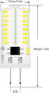 G4 120V Bulb G4 Bulbs 110V 12V) 3W 20W 30W T3 Bulb) Bulb Lights,10-Pack LED Bi-Pin Base AC ( Do Not Use in Low Voltage