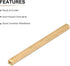 M3x60mm Hex Standoff Spacer Nuts - 10 Pack Female Brass Coupling Screws for Electronic Machines