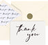Thank You Cards with Envelopes Ivory,100 PK,Wedding Thank You Cards 4x6 Inch,