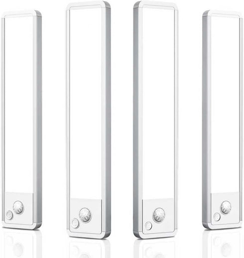 Under Cabinet Rechargeable Lighting: 8 Inch Motion Sensor Dimmable Lights Indoor -