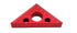 Aluminium Alloy Triangle Ruler, 45 Degree Carpentry Squares, Inch Metric Measuring Tools for Woodworking (Small)