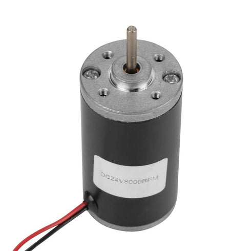 31ZY Permanent Magnet DC Motor, Reversible Electric Gear Motor for DIY Generator, CW CCW, 6V 12V 24V 3500-8000rpm