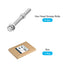 Hex Head Screws Bolts, Nuts, Flat & Lock Washers Kits - 3/8-16x4" Stainless Steel Fully Threaded Set