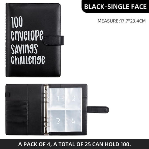 AASLOB 100 100 $5,050, Envelopes Money Saving Challenge, Envelope Challenge Binder, Easy and Fun Way to Save Savings