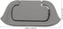 Housoutil Concealed Door Pull Handle Dark Grey Zinc Alloy Finger Flush Pulls for Sliding Barn Doors Effortless