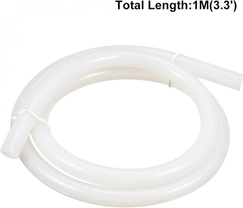 uxcell Silicone Tube, 9mm ID X 13mm OD, 3.3' Flexible Rubber Tubing for Water Air Hose
