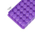 uxcell Double Panel Polypropylene Test Tube Rack, 60 Well for 0.5ml/1.5ml/2ml (Purple, 2Pcs)