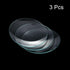 PATIKIL 3 Packs 100 mm Diameter Watch Glass, Beaker Cover with Smooth Edges for Laboratory