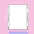FirstZi 9-1/2 x 11 Inches NCR Continuous Feed Computer Paper, 2-Ply, 1000 Count Carbonless Copy Paper