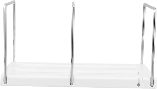 Cabilock Adjustable Expandable Metal Bookends with Clips for Heavy Books Desk Organizer