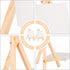 Beavorty 2pcs Home Decoration Tabletop Easel for Kids, Mini Canvases Painting Supplies