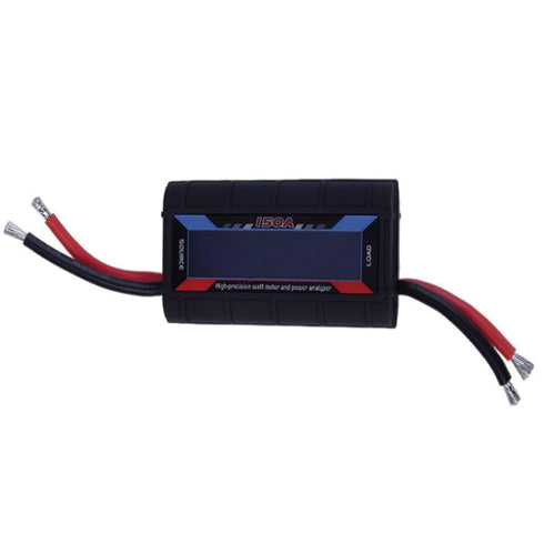 150A RC Watt Meter Analyzer, High Precision with Backlight LCD Screen for Voltage, Current, Power Measurement