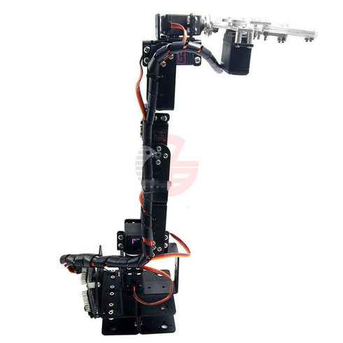 iProtool 1Set 6 Aluminium Robot DOF Arm Mechanical Robotic Arm Clamp Claw Mount Kit Without Servos For Arduino DIY