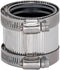 Eastman 1-1/2 Inch No-Hub Coupling with Stainless Steel Clamps, 43401