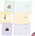 The Best Card Company 20 Assorted Baby Notecards Box Set, 4 x 5.12 Inch with Envelopes, Zoo Babies AM6726BBG-B2x10