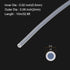 10m(33ft) 0.5mm(0.02") ID x 2mm(0.08") OD Silicone Tubing Clear Industrial Plastic Tubing Pure Silicone Hoses for Pump Siphoning Draining Irrigation Brewing