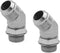 (2-PACK) 6802-06-06-NWO Hydraulic Hose Adapter Fitting 3/8" Male JIC 37° Flare with 45° Elbow Connector
