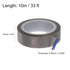 PTFE Film Tape Roll, 0.5" x 33 ft High Temperature Tape 0.06mm Thickness with Single Side Adhesive for Vacuum Sealer Machine, Hand Impulse Sealers, Gray
