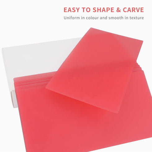 Dental Base Plate Wax Sheets - Pink Denture Baseplate Casting Modeling Wax, 20PCS for Jewelry Wax Carving