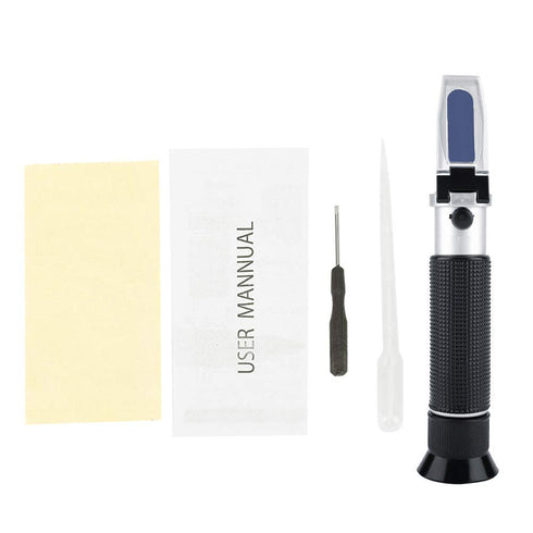 Refractometer Professional 0~10%: Hand Held Specific Food Tester for Jam, Beer, Milk, Juice