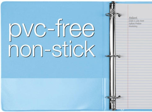 Oxford Cardinal 3 Ring Binders, 1.5 Inch Round Rings, Holds 350 Sheets, ClearVue Presentation View, 4 Pack