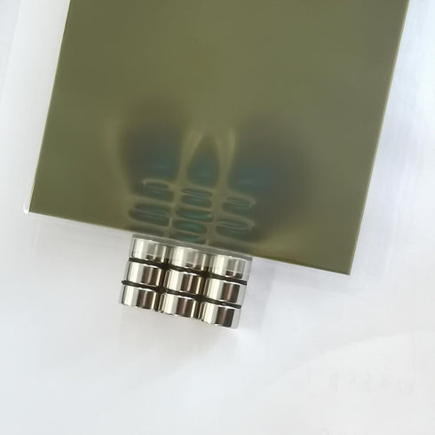 4"x6", Magnetic Field Viewing Film Magnetic Flux Display,Magnetic Field Detector & Visual Aid for Physics