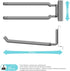 Richelieu Hardware - 29600BC - 8-5/8" Hook for #29617 Bracket