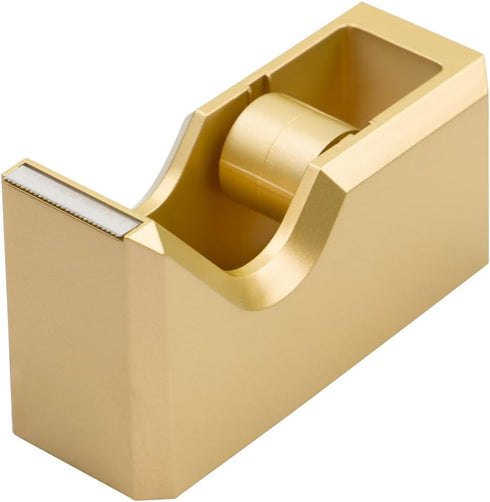 JAM PAPER Gold Office & Desk Sets - 1 Stapler & 1 Tape Dispenser - 2/Pack