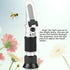 ViaGasaFamido Beekeeping Tools Honey Refractometer, 58-90% Sugar Content Meter for Honey and Maple Syrup