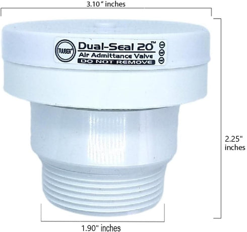 1-1/2 inch Tuuber Vent - Superior Seal Air Admittance Valve