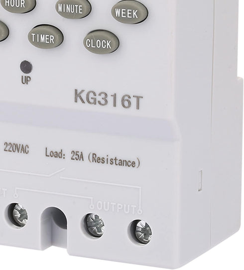 YWBL-WH Microcomputer Time Control Switch KG316T 220V Programmable Digital Timer Switch 1Min - 168H