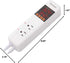 Digital Temperature Controller, Dual Probe Reptile Thermostat Outlet for Terrarium Heat Mat, 10A 1200W