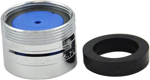 Danco Chrome Dual Thread Slotted Water-Saving Aerator, 15/16-27 Male X 55/64-27 Female, 10489