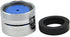 Danco Chrome Dual Thread Slotted Water-Saving Aerator, 15/16-27 Male X 55/64-27 Female, 10489