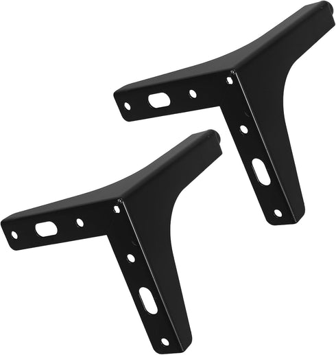 2pcs Metal Triangle Furniture Legs for Stable Sofa Couch Replacement, 13cm Black