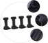 4pcs Adjustable Furniture Support Legs Black Plastic Sofa Cabinet Feet Height Extendable Sofa Legs for Table Tv Stand
