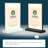 A4 LED Sign Holder Clear Sign Holder with LED Light Box, Table Menu Display Stand with Color Lights LED Menu Board