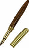 High Grade Wooden Fountain Pen - Brown Wood, 0.7mm, Business Office Supplies, Handcrafted