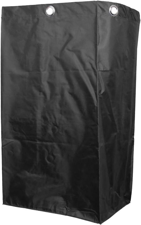 Abbraccia Oxford Waterproof Janitorial Cleaning Cart Replacement Bag Black