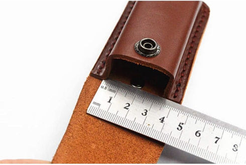 Snap Fastener Hunt Holder Pocket Knife Sheath, Artificial Leather Multi Tool Case for Outdoor Camping