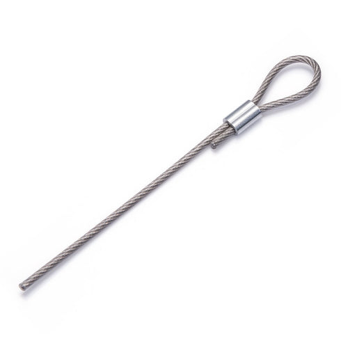 200PCS 1/16" Aluminum Crimping Loop Sleeve, Cable Ferrule Wire Rope Sleeves