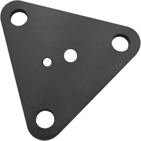 JCBIZ 2PCS Triangular Plate Reinforced Flat Corner Bracket Furniture Fixing Angle Iron Repair Plate Metal Flat Corner