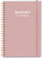 Budget Planner - Monthly Finance Organizer with Expense Tracker Notebook, A5, Rose, 1 Year Use